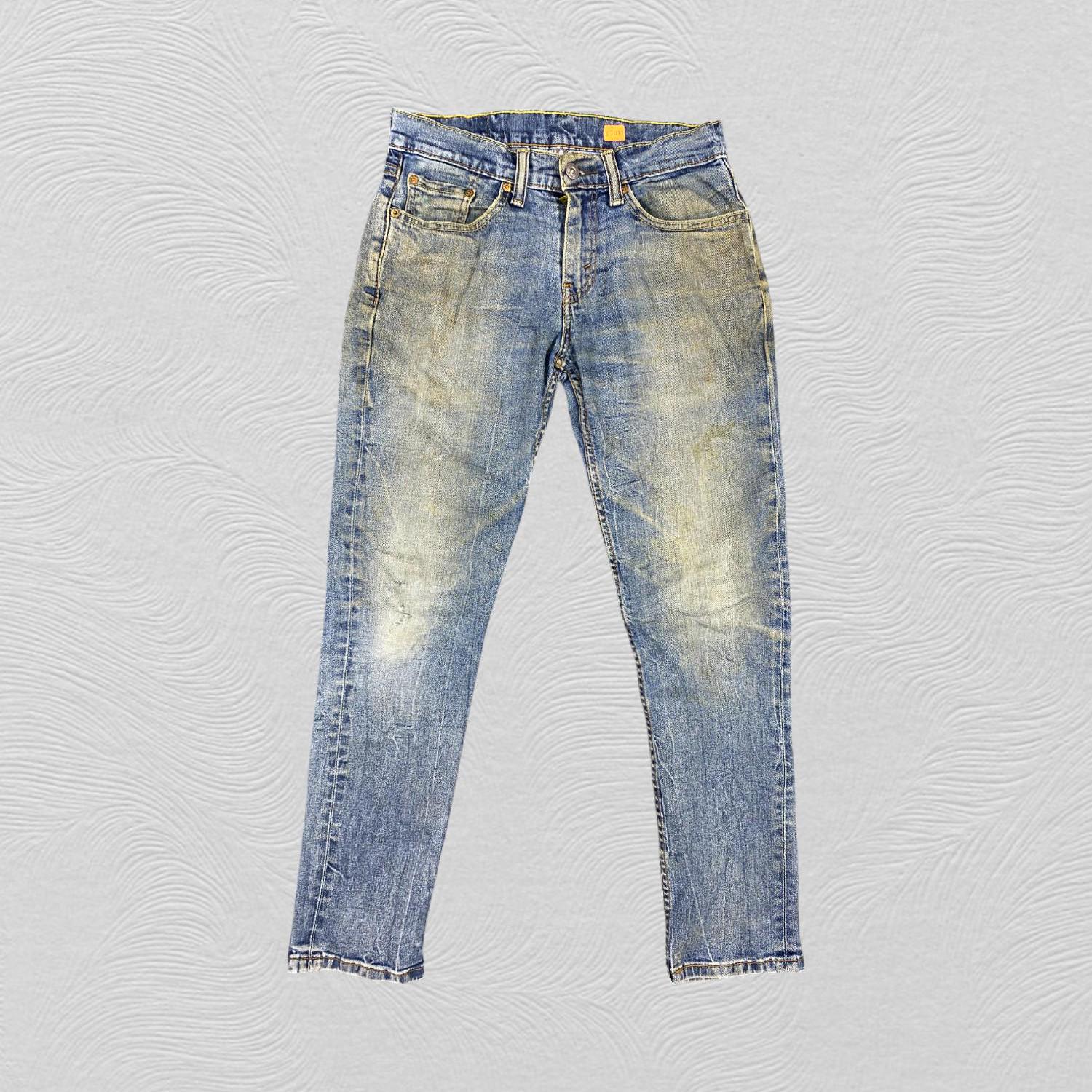 28x28 Dirty Blue Vintage Levi's Jeans SJ073 Denim Blue