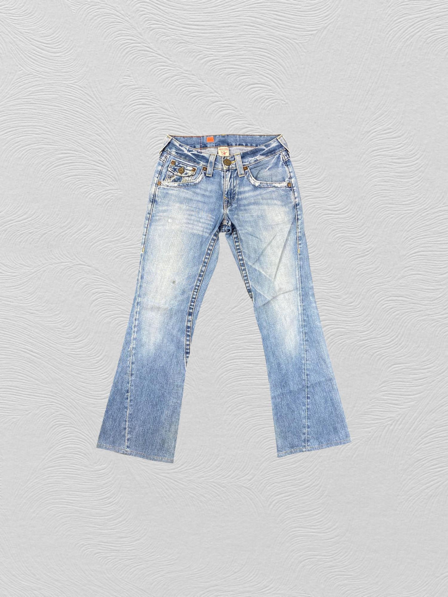 TRUE RELIGION JOEY SUPER T ホワイトデニム 28インチ True Religion Joey Super T - Etsy