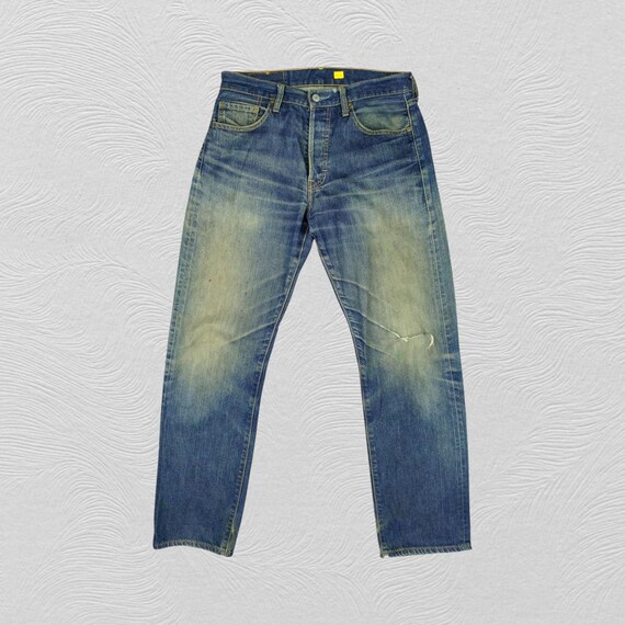 31x32 90s Vintage Levi's 501 Dirty Distressed Whisker Denim