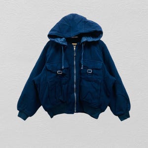 Vintage Tornado Mart Leopart Hoodie Fleece Jacket Fit Small Thrift