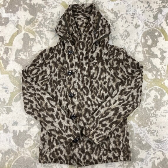 TORNADO MART leopard design jacket suit