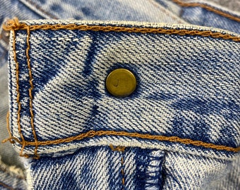 34x30 Dirty Used Blue Vintage Levi's 503 Jeans SJ093 Denim
