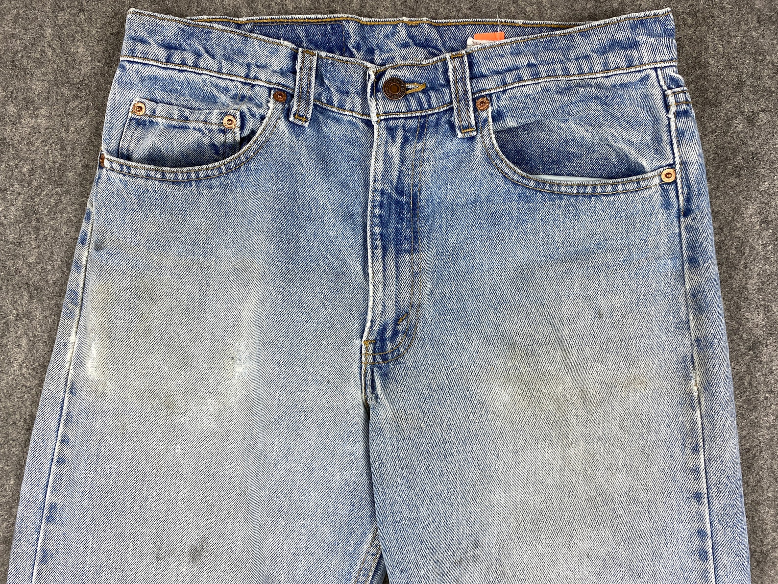 Vintage Levi's 555 Jeans 31x34 Blue Wash Denim Red Tab | Etsy