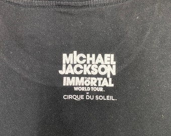 Vintage Michael Jackson the Immortal World Tour by Cirque Du