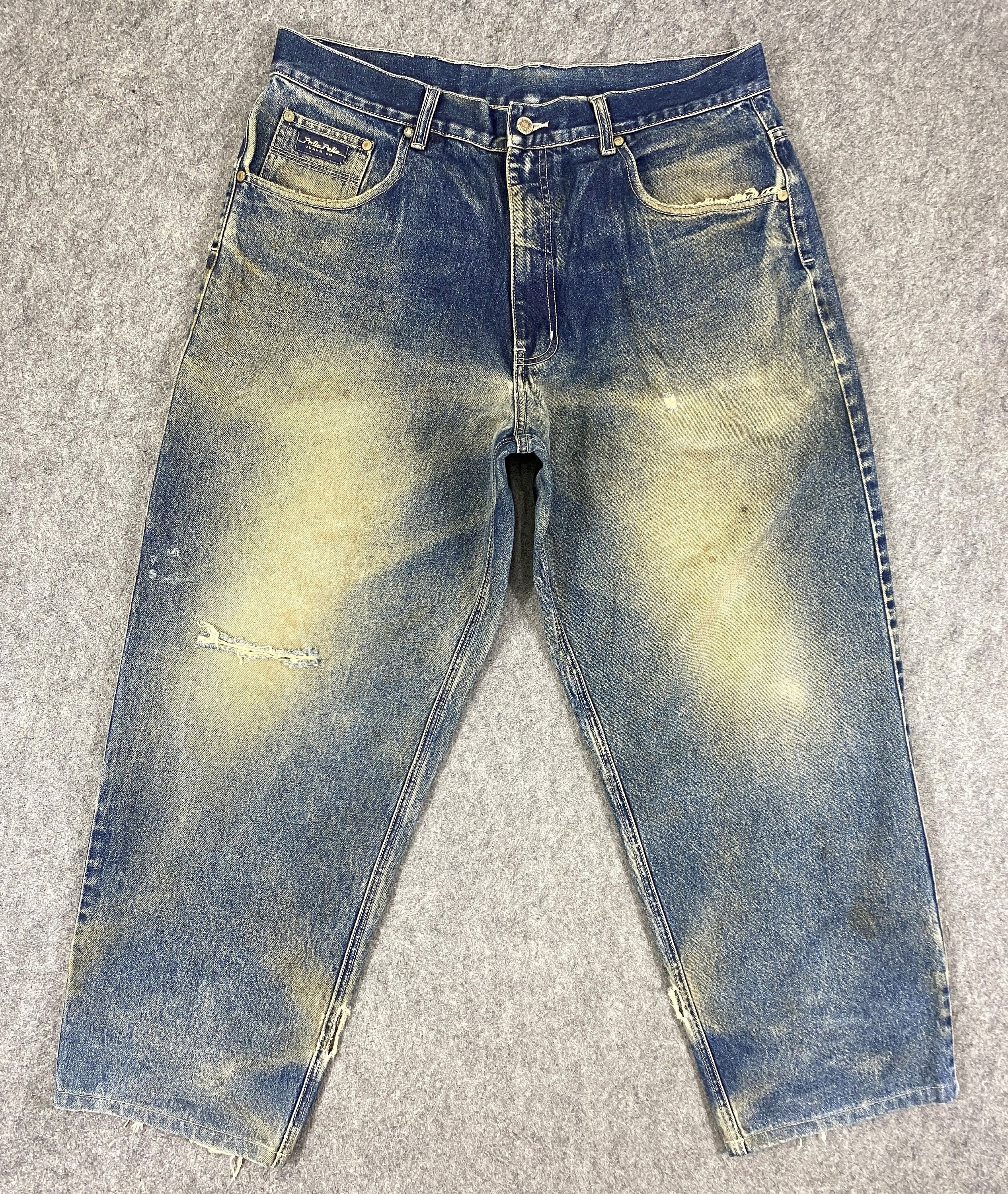 ★ POSZER★ loose fit denim pants light blue 241LFDPT039 Pearlisle Baggy Jeans Light Wash | Princess Polly USA