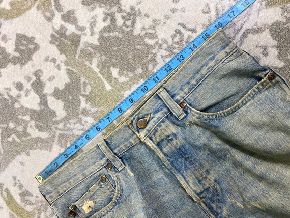 32x30 Vintage Distressed Hollister Flare Jeans - … - image 7
