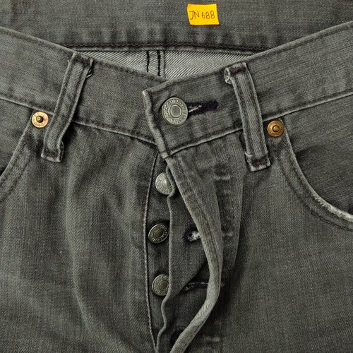 Vintage Levi's 501 shops Grey Colored Denim 32x32 Red Tab Faded Denim Grunge Style Vintage Denim Unisex Jeans