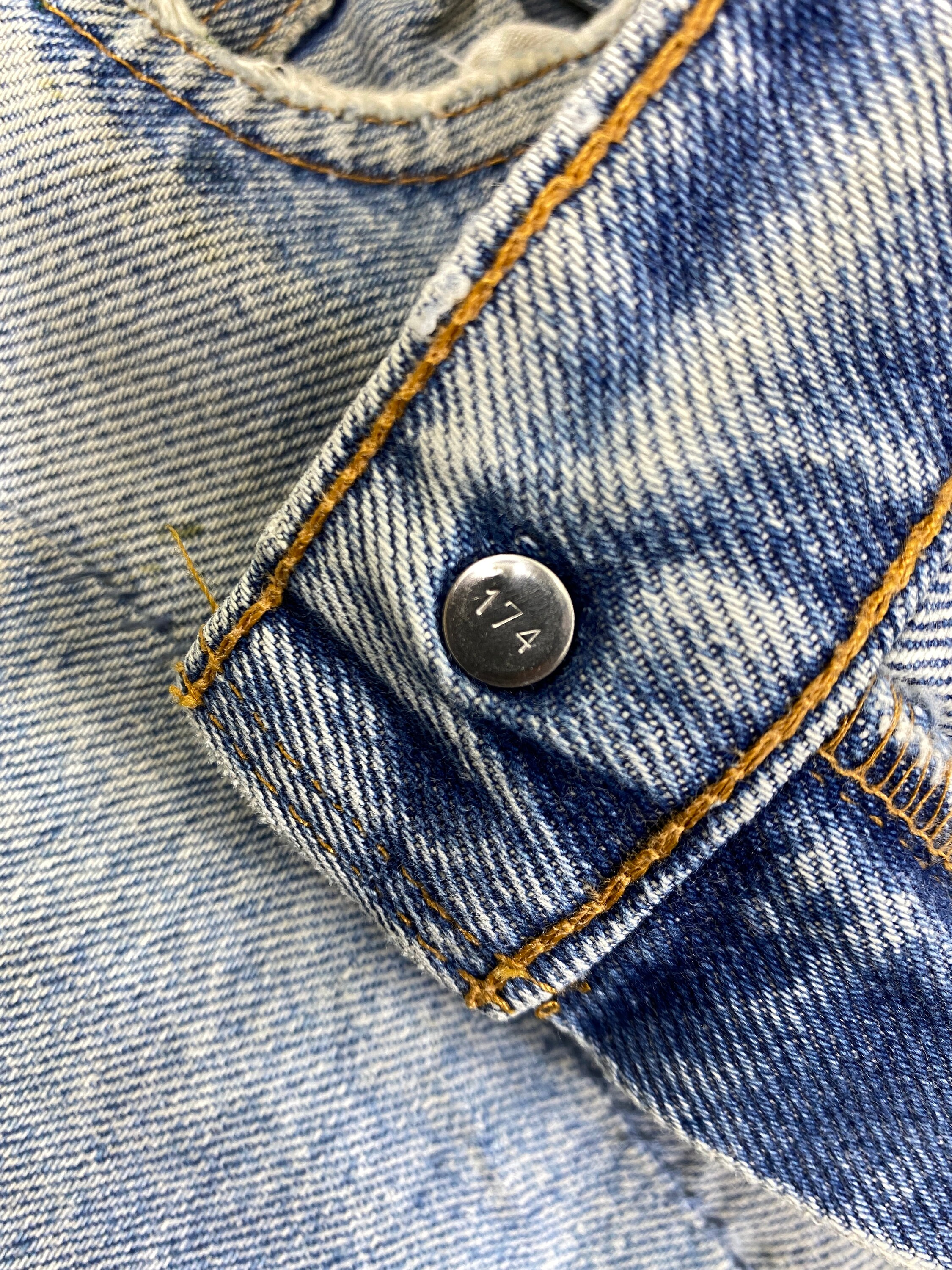 39x33 Rare Wash Vintage Levi's 912 Jeans JN 1916 Denim