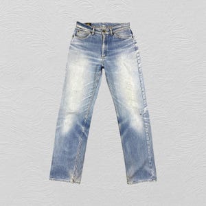 31x33 Light Blue Wash Vintage Lee Riders Jeans Denim JN2764 Blue