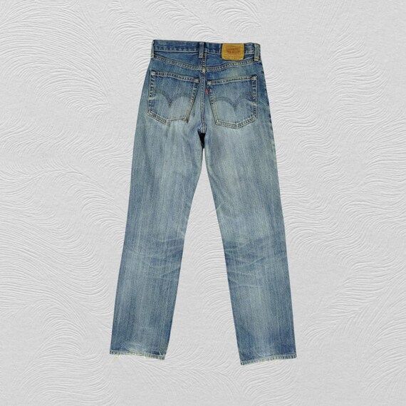 27x30.5 Vintage Levi's 502 Jeans Dirty Blue Denim Red Tab Faded Denim  Grunge Style Vintage Denim Unisex Jeans - Etsy.de