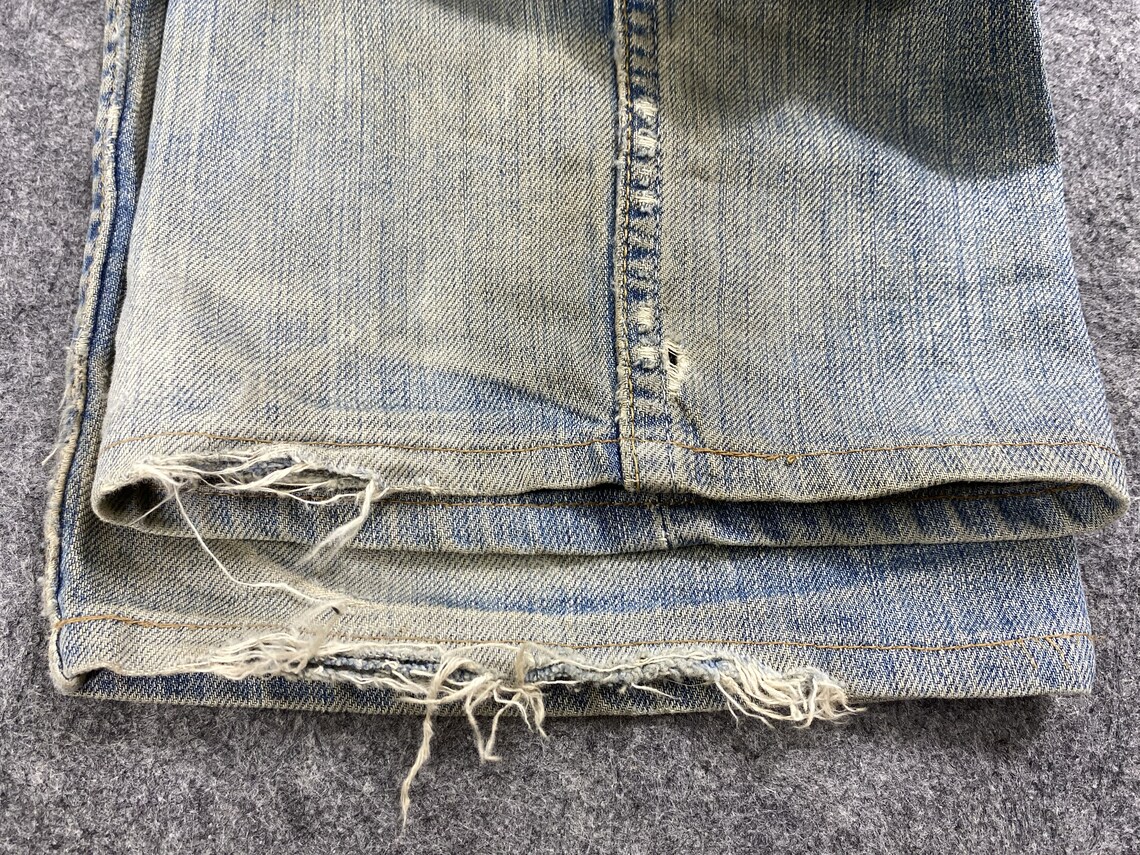 Vintage Levi's 501 Jeans 30x30 Dirty Used Blue Denim Red - Etsy UK