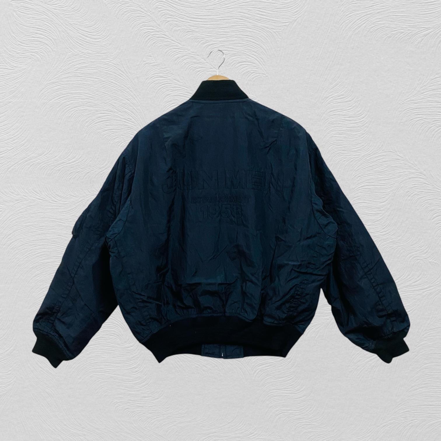 JUN MEN 70s 80s 刺繍ボンバージャケット　アーカイブ　ヴィンテージ Vintage 90s Jun Men Bomber Jacket Full Zipper - Etsy