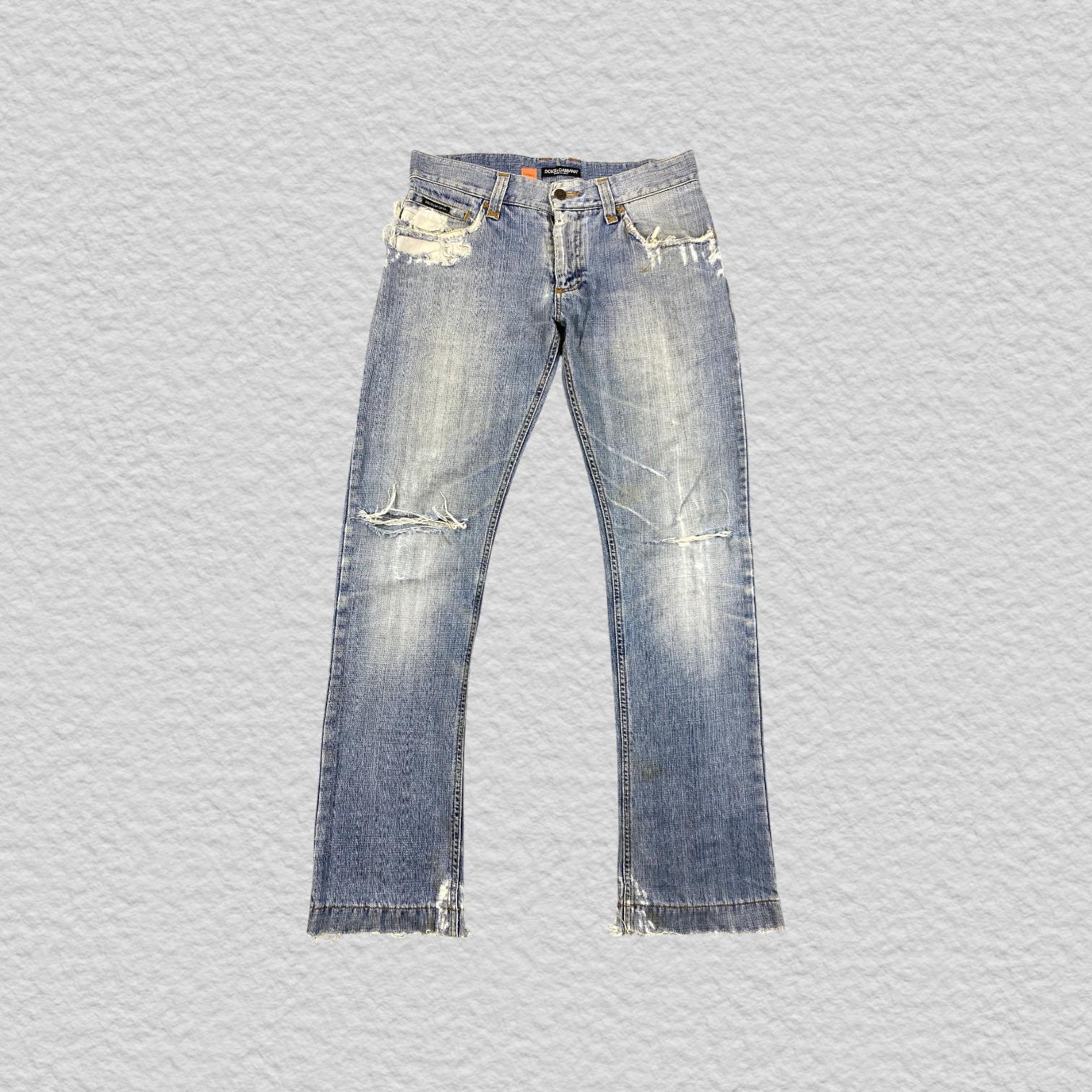 Dolce Gabbana Ripped Jeans - Etsy