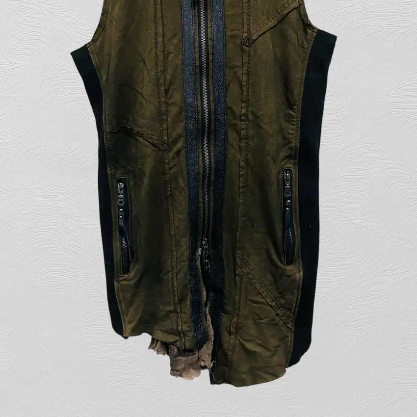 Midas Vest Hooded Japanese Brand Midas Anarchy, Vintage Clothing