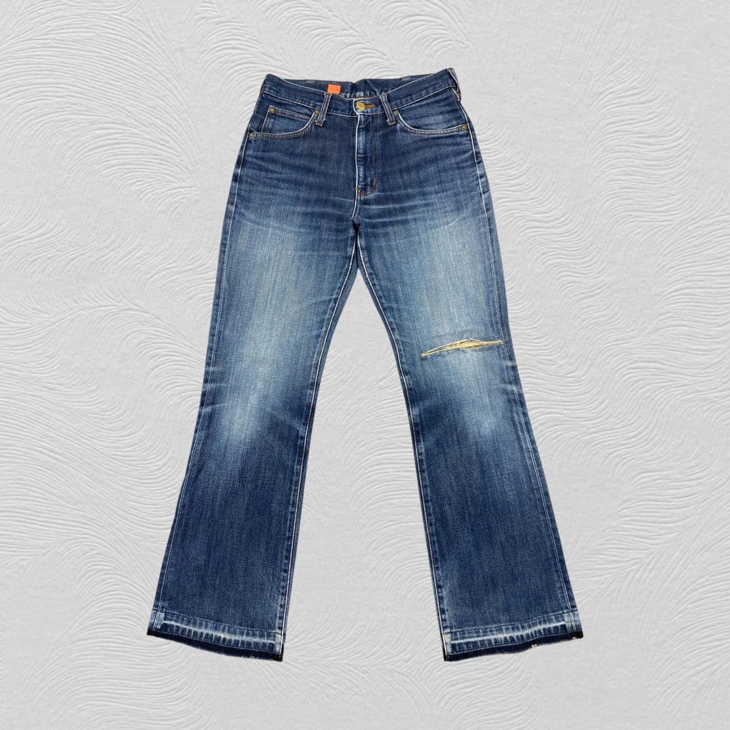 Buy Blue Dark Washed Single Straight Fit Classic Stretch