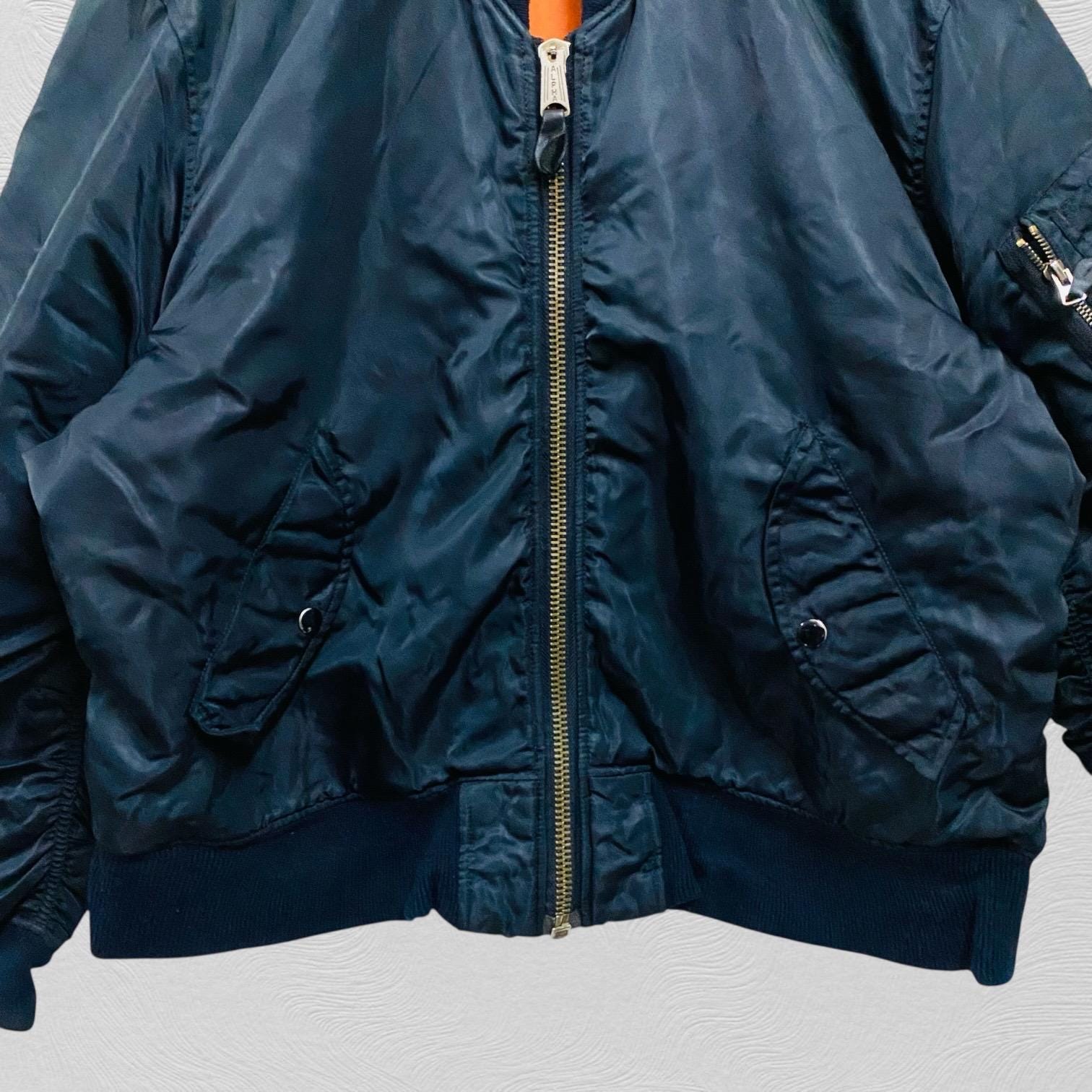 Vintage Ma1 Alpha Industries Bomber Jacket Reversible, Vintage