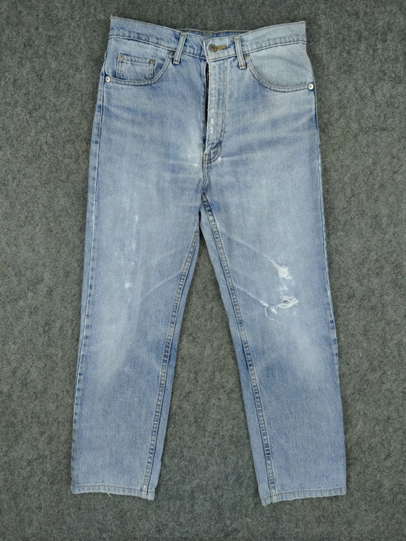 31x27.5 Vintage Levi's 540 Jeans Blue Wash Denim … - image 1