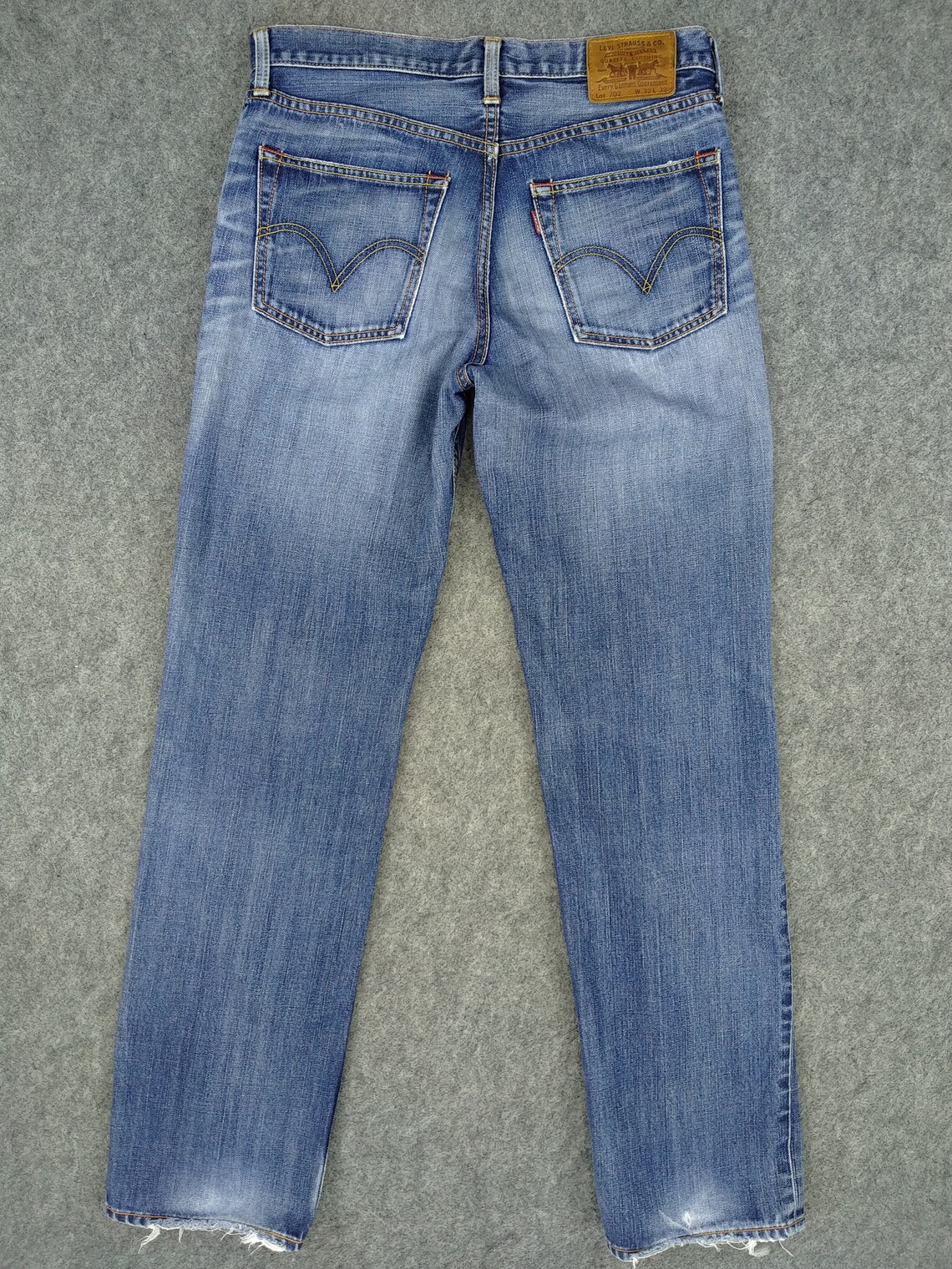 Vintage Levi's 702 Jeans 32x32 Whisker Blue Denim Red Tab | Etsy