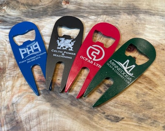 Custom Engraved Golf Divot Bottle Opener | Summer | Outdoor Fun | Golf | Hobbies | Sports | EDC | Pocket-Sized | Gifts | Promotional Item