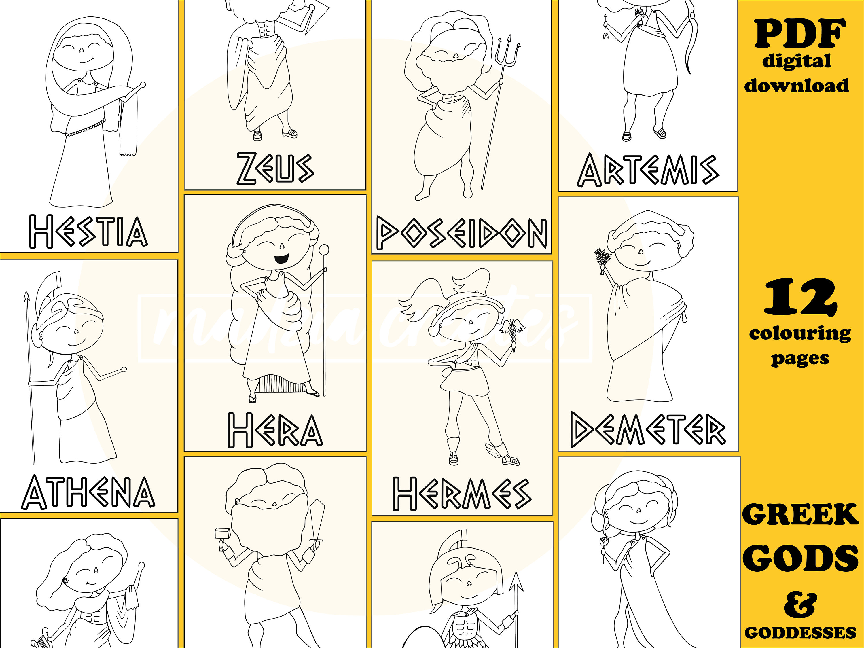 greek-gods-goddesses-coloring-pages-kids-activities-printable-download-pdf-a4-12-pages