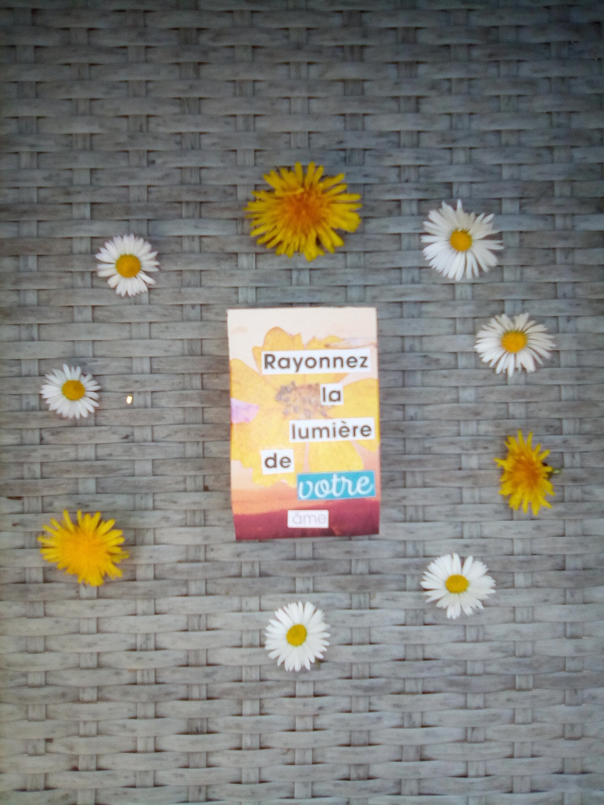 Petite Boîte à Message Rayonnez La Lumière de Votre Âme