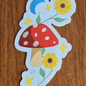 Paddenstoelsticker