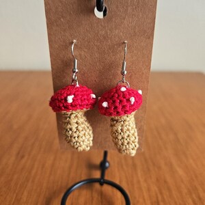 Mushroom Earrings