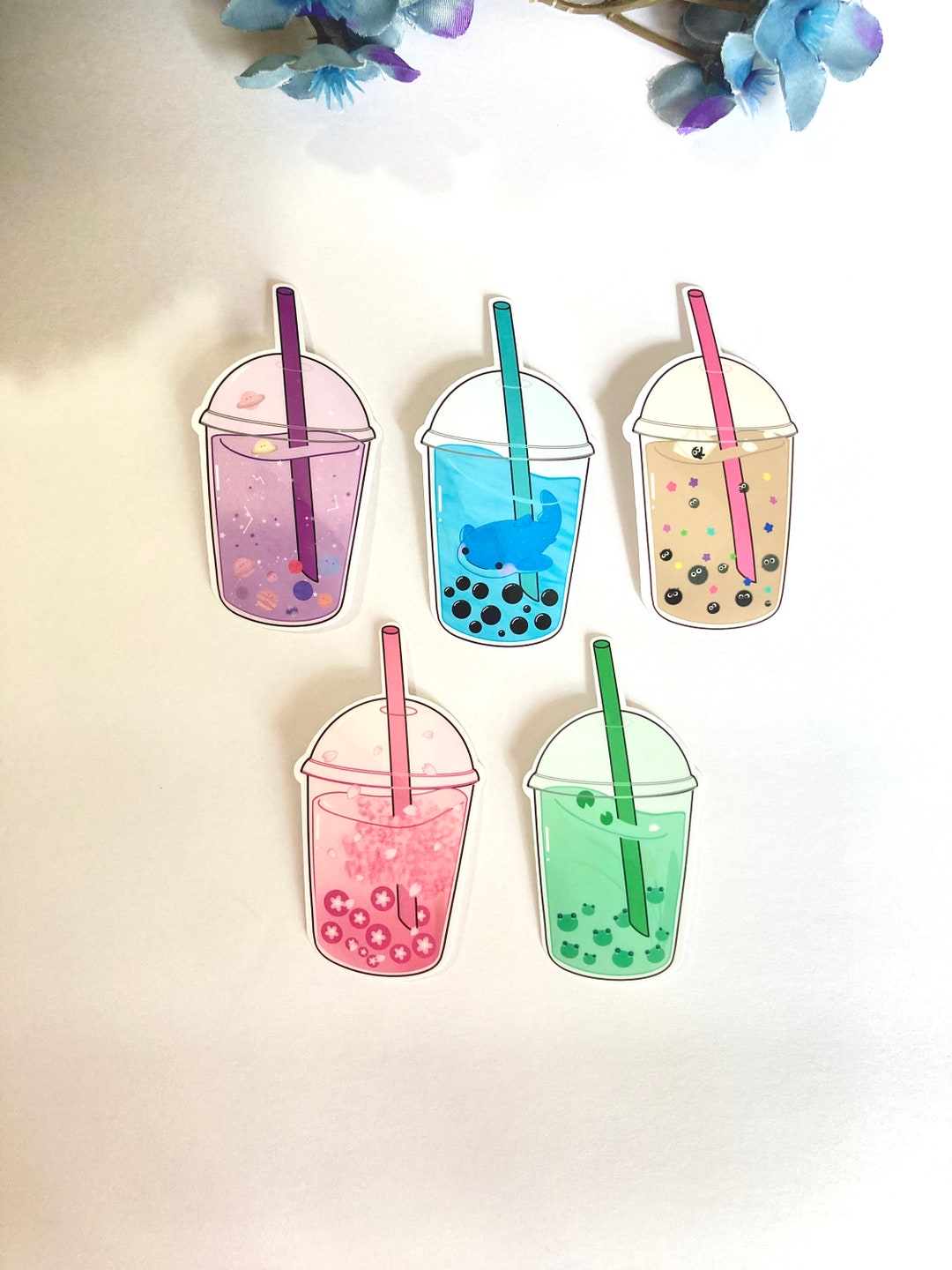 BC Mini Nekoni Bubble Tea Stickers, Seal