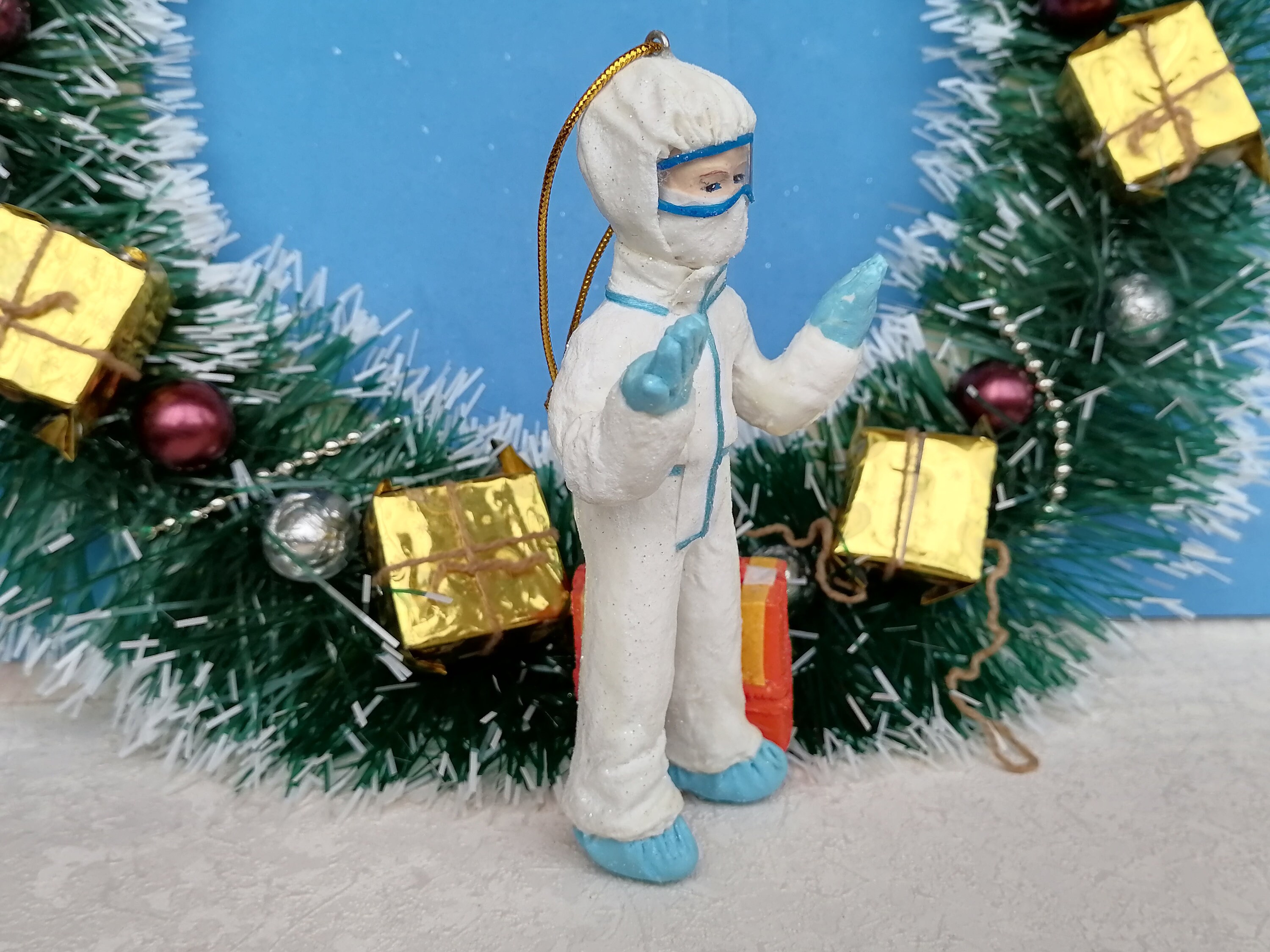 Schnäppchen Urlaub Weihnachten 2022 Weihnachtsbaum Spielzeug aus Watte. Weihnachten 2022. Figur Etsy