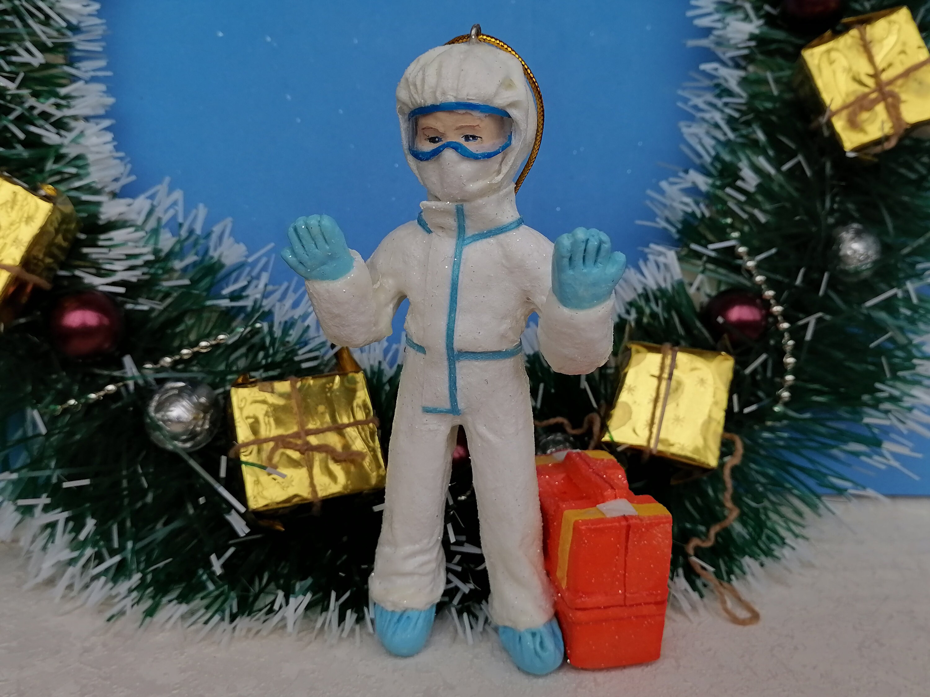 Kinderkino Weihnachten 2022 Weihnachtsbaum Spielzeug aus Watte. Weihnachten 2022. Figur Etsy