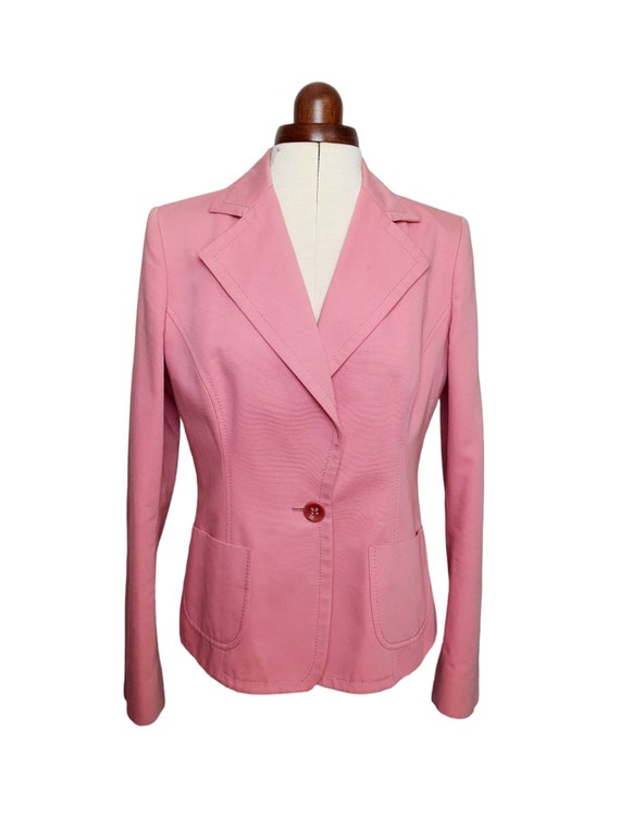 Vintage Valentino Roma Pink Blazer, Made in Italy (US Size 10)