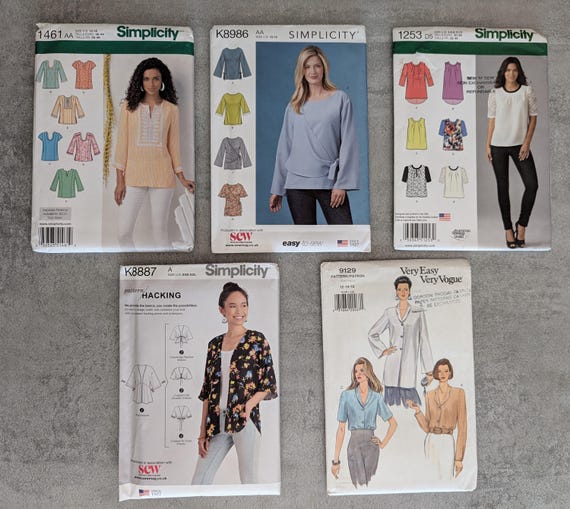 Cartamodello Simplicity Vintage, Cartamodello Easy Blouse