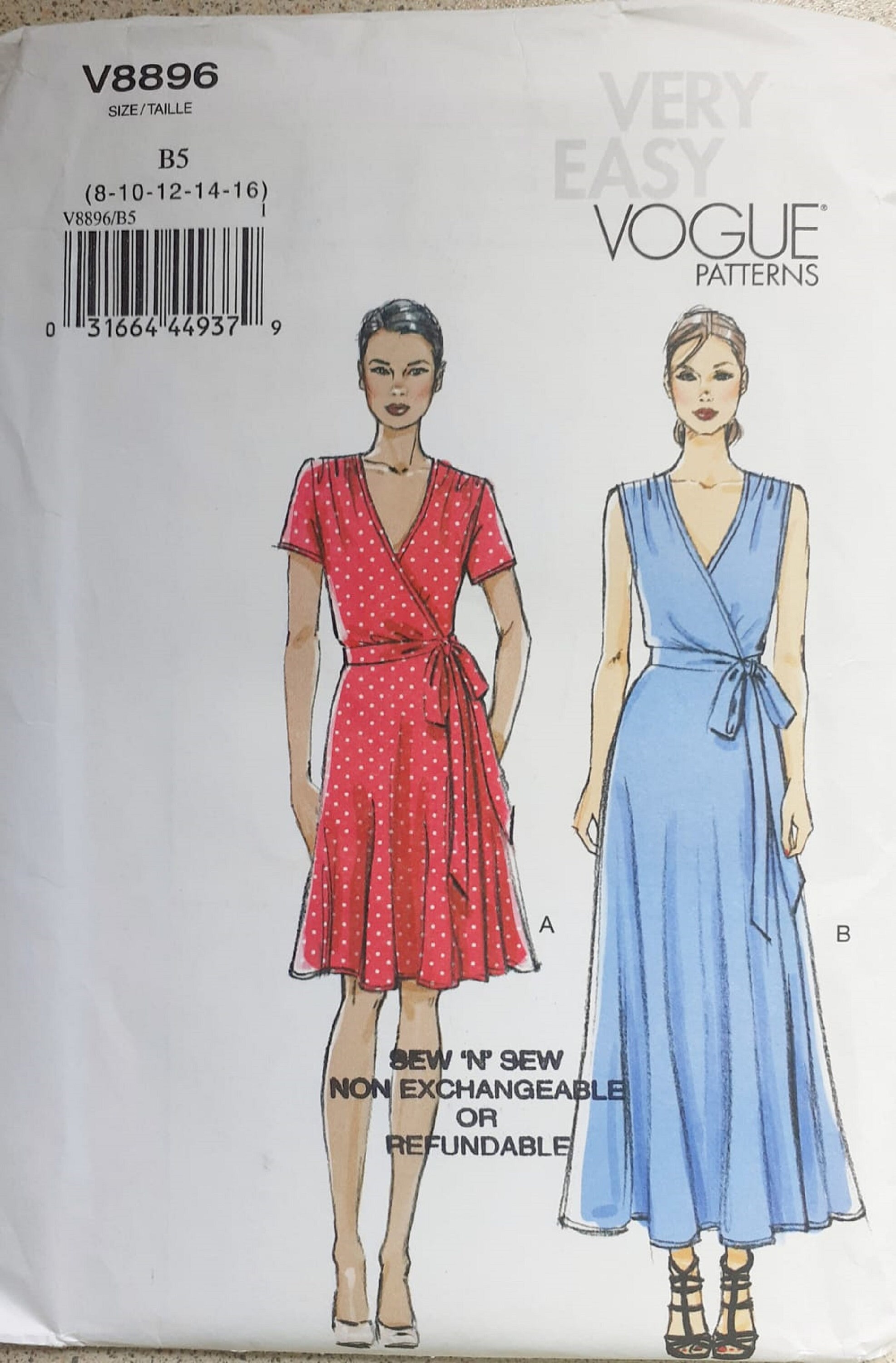 Very Easy Vogue Sewing Patterns, Vogue Dress Patterns, Jumpsuit Pattern