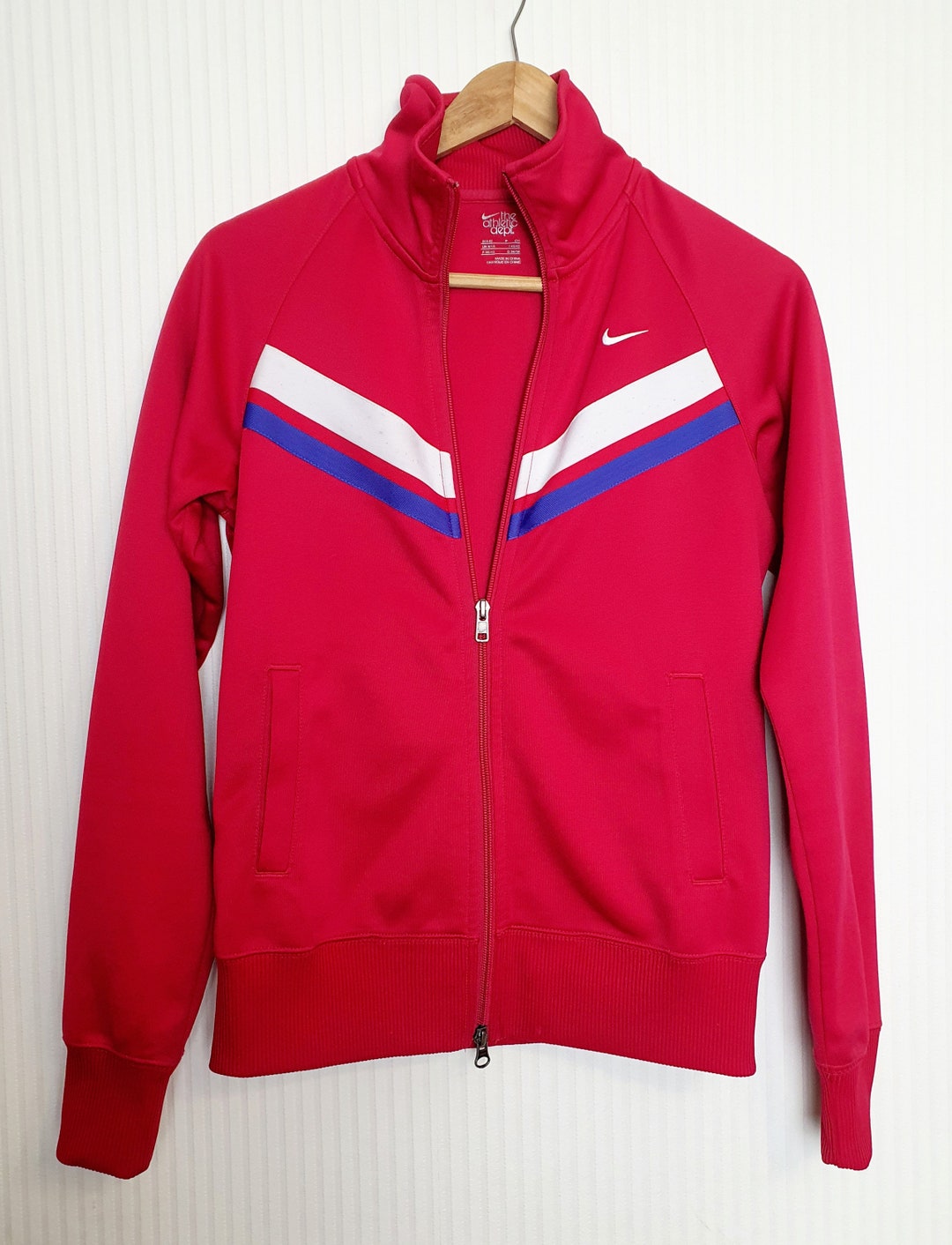 激レア 70s vintage nike track jacket jersey Vtg 70s Early 80s Nike Track Jacket Blue Women's Size S