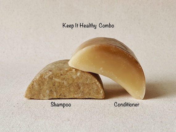 Keep It Healthy: Shampoo and Conditioner Bars, For Dry or Full Body Hair, Daily Use, No Lye, Shampoo and Conditioner Bars Combo,