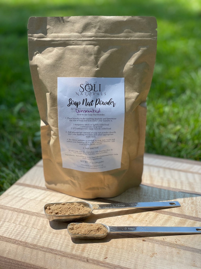 Soap Nut Powder All Natural Laundry Detergent Soap Berries Etsy