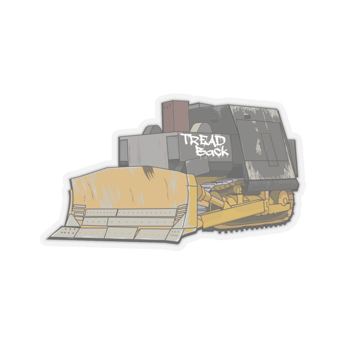 Killdozer Tread Back Sticker - Etsy