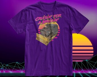 Killdozer Crusin' For A Bruisin' Synthwave Men's T-Shirt