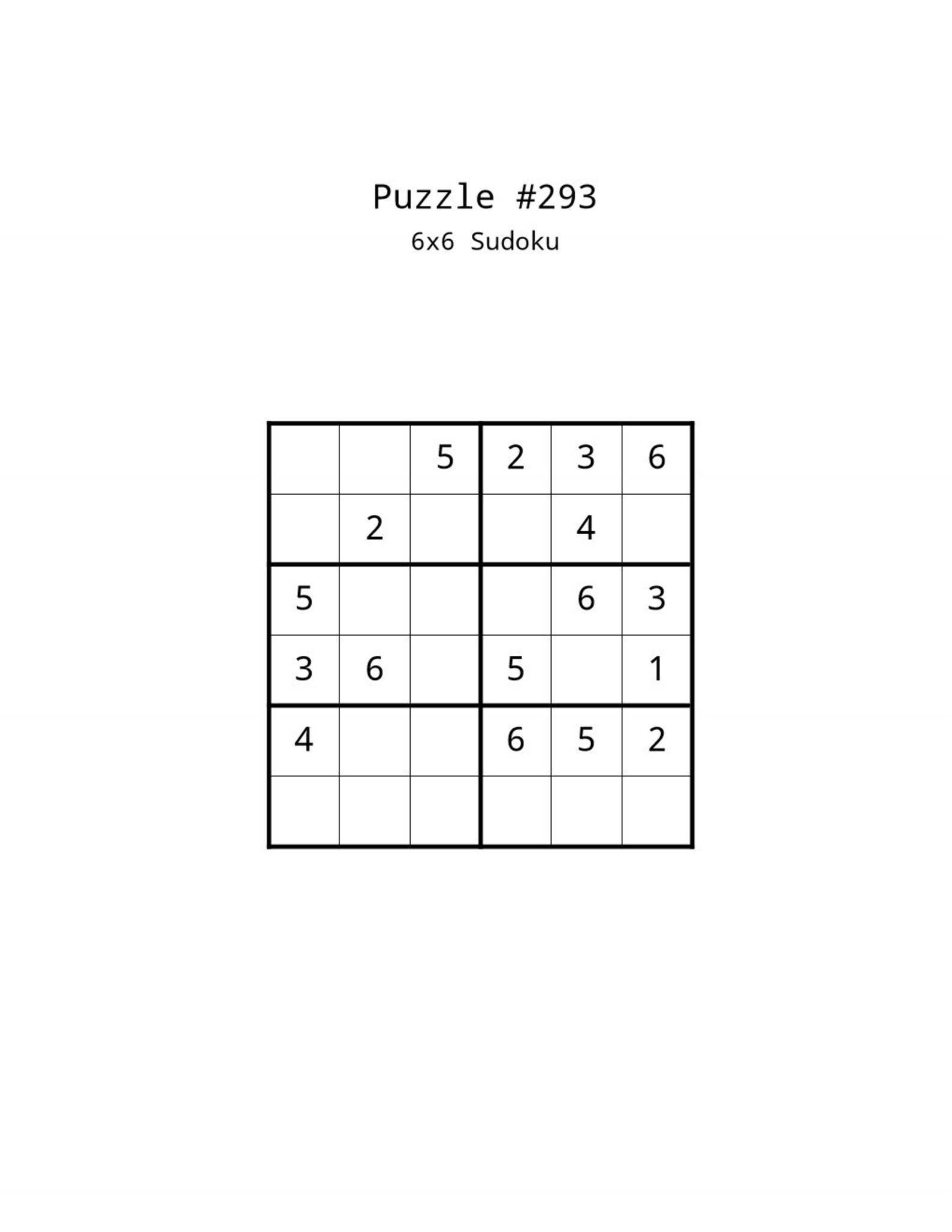1500 6x6 sudoku puzzles vol 2 etsy