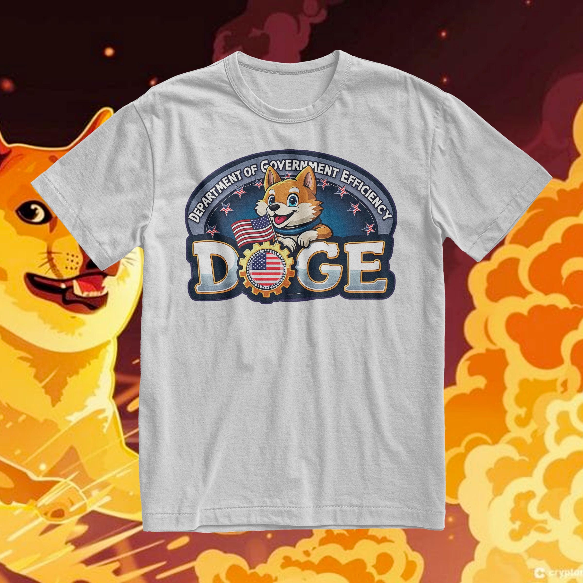 Department of Government Efficiency Doge T-shirt: Political Humor Tee - Etsy