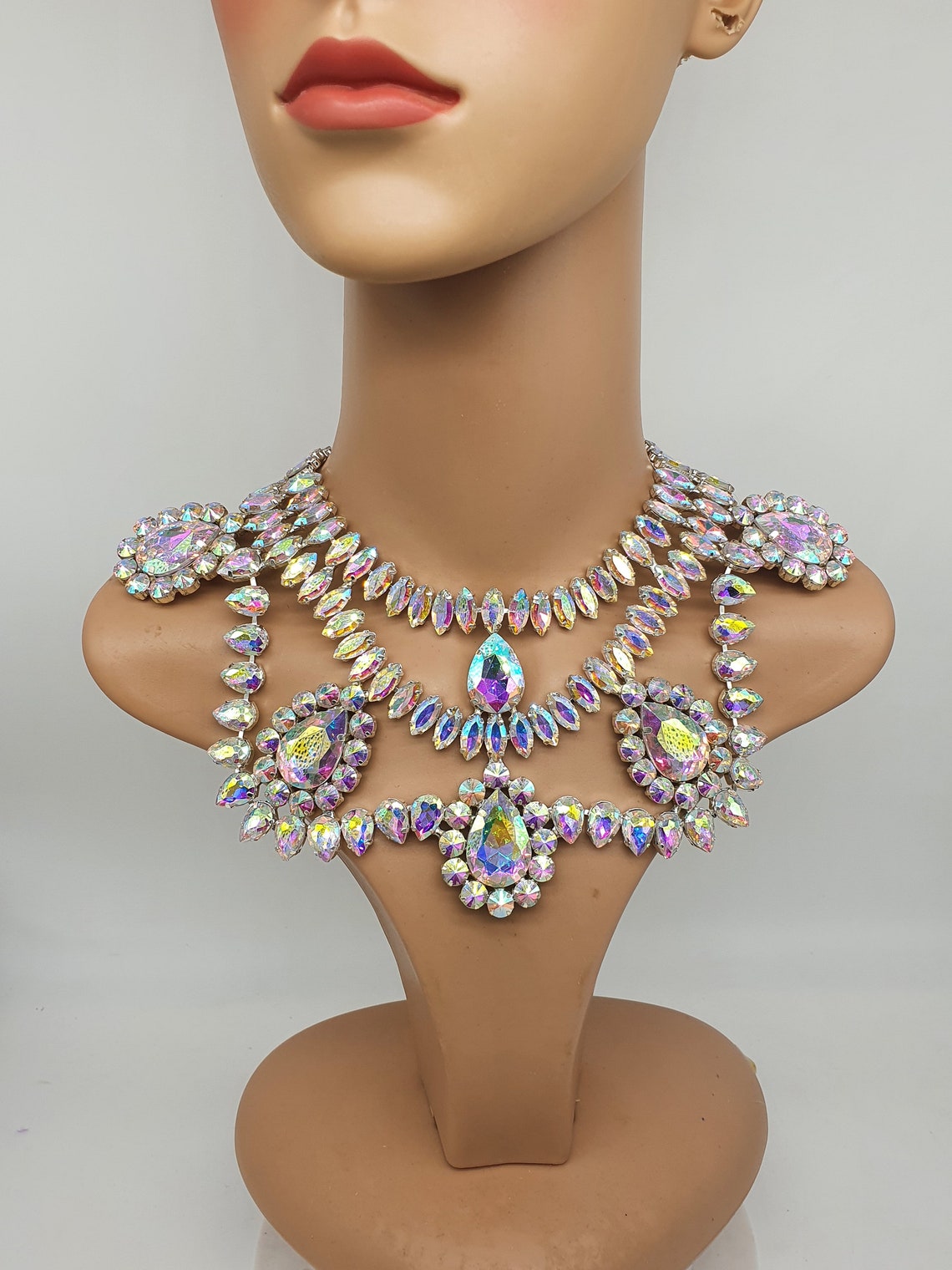 Drag Queen Jewellery Ab Necklace Etsy