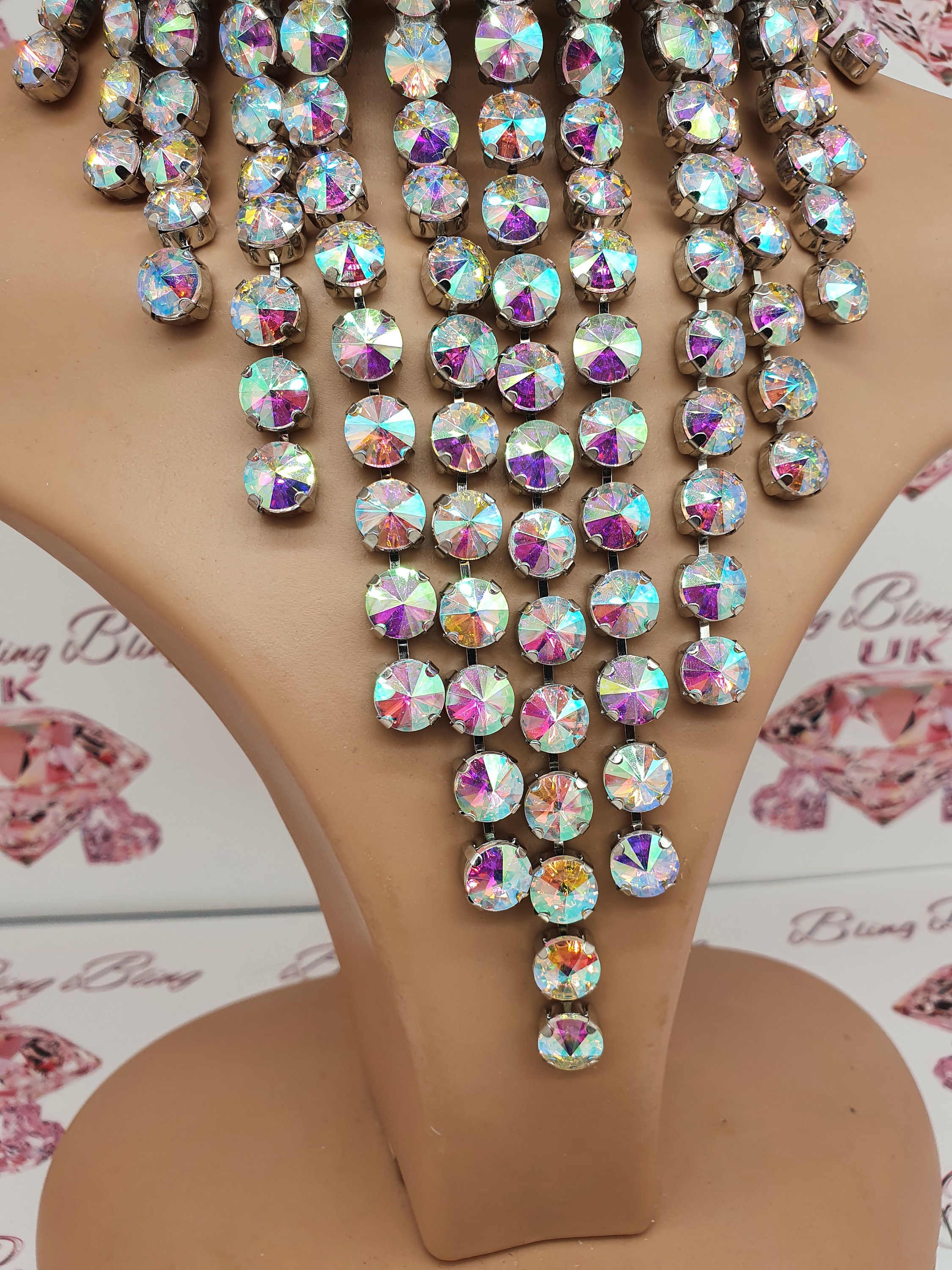 Drag queen jewellery ab necklace Etsy