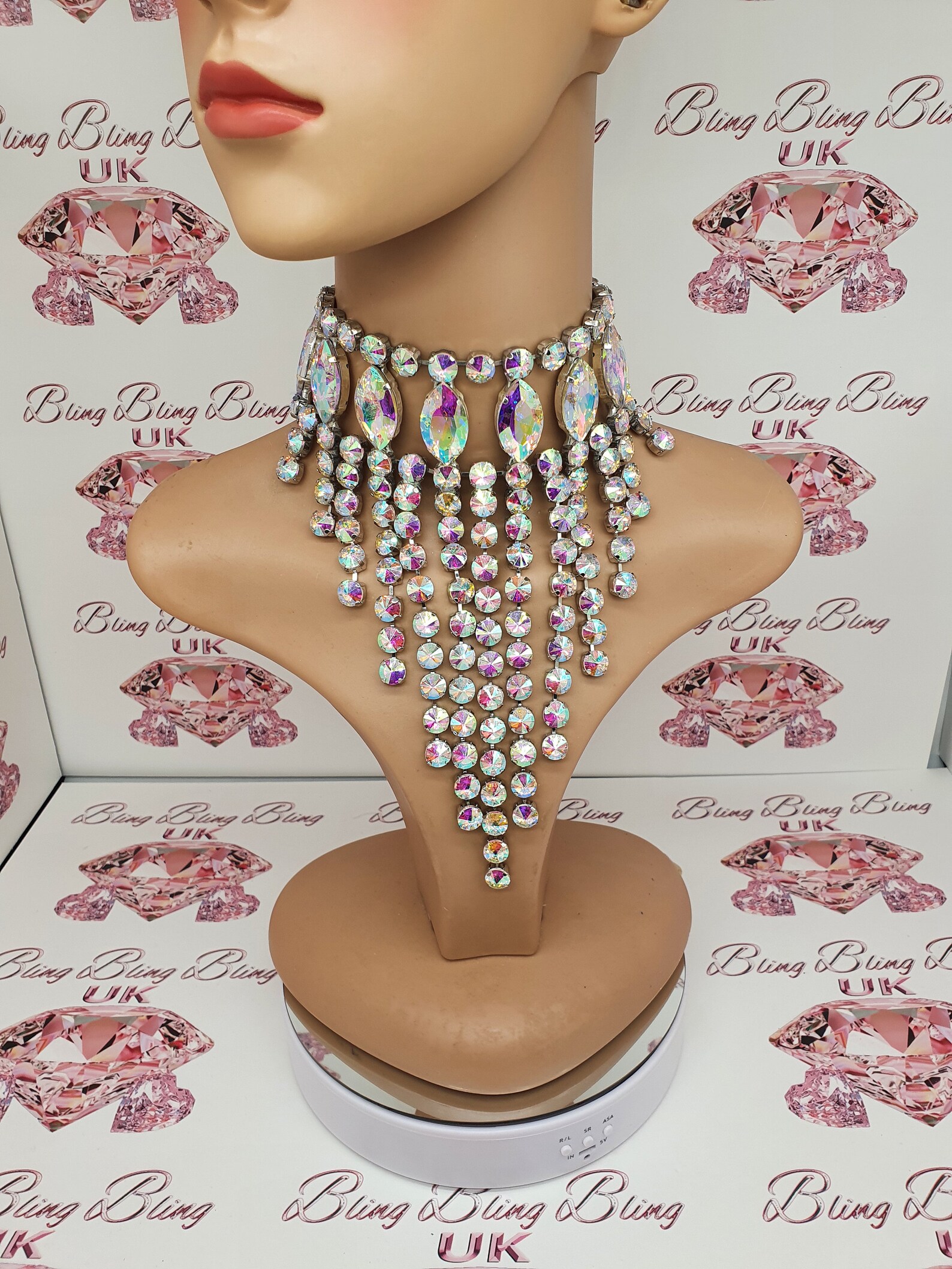 Drag queen jewellery ab necklace Etsy