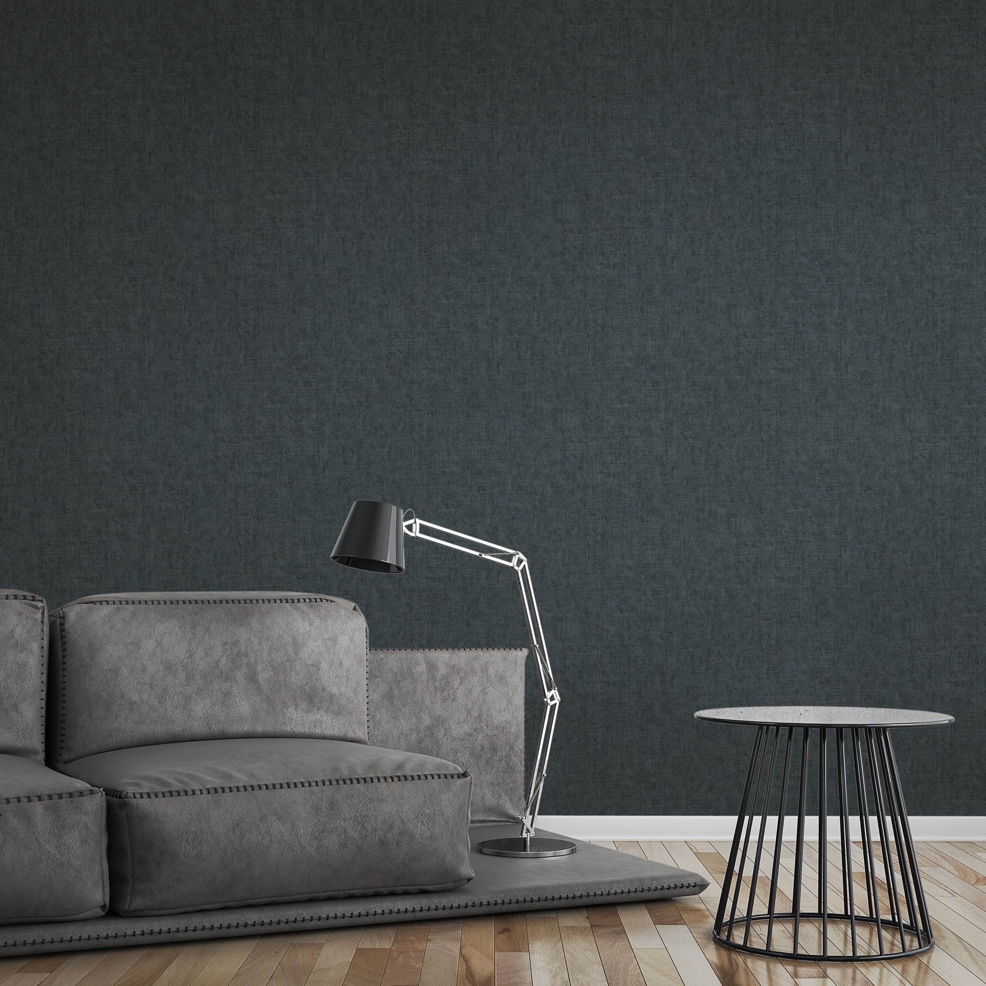 Grey Plain Wallpaper Paste The Wall Wallpaper Grey Black