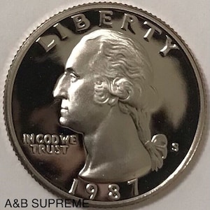Quarter dollar 1987 - Etsy 日本