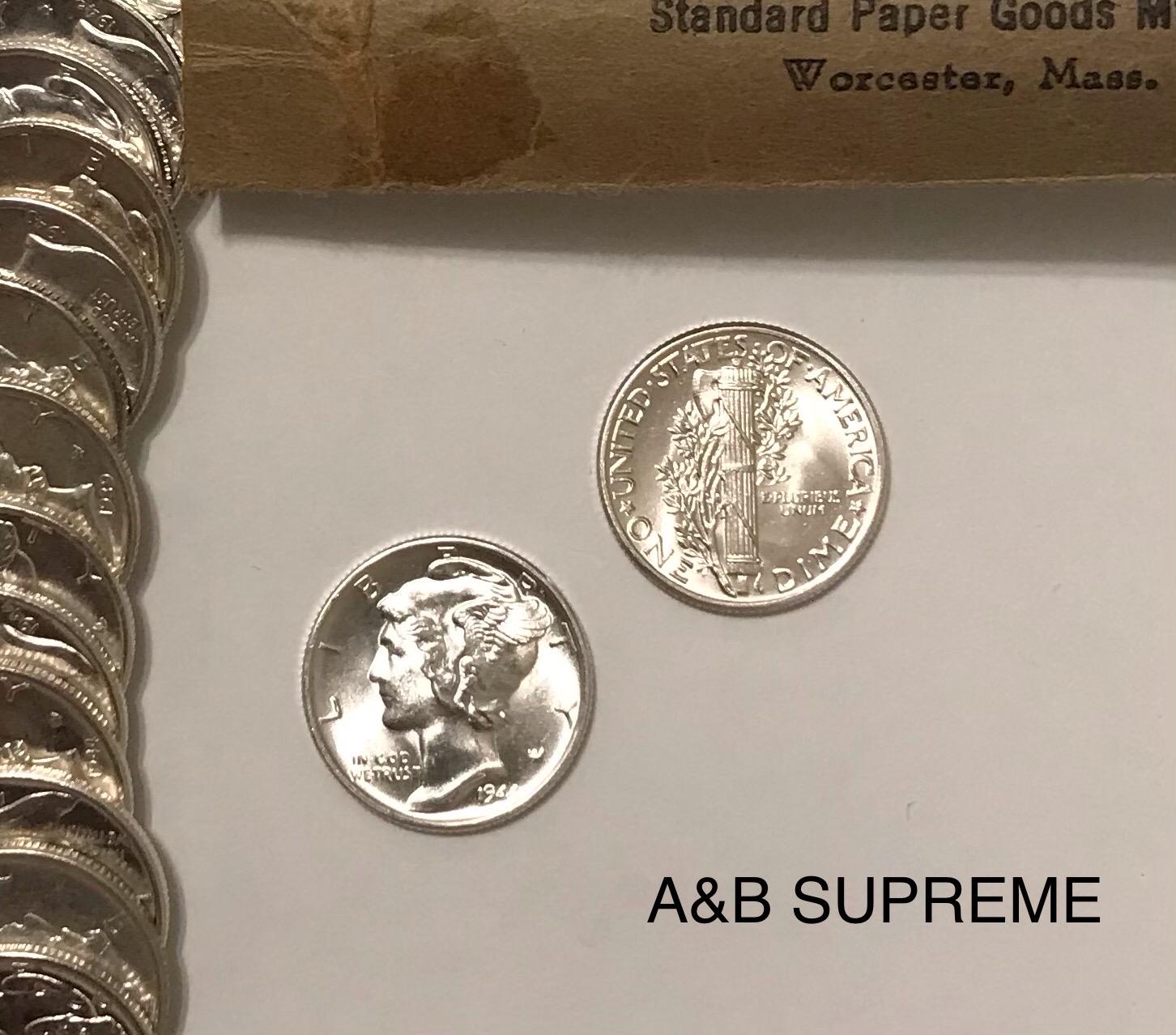Mercury dime roll - Etsy 日本