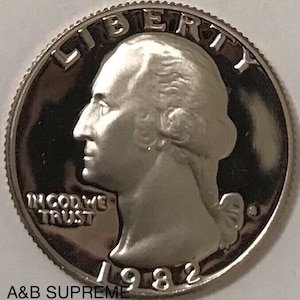 1982 S Washington Quarter Dollar Clad Gem Proof