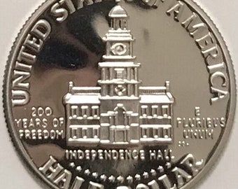 1976年 S・ケネディ・ハーフダラー ジェムプルーフ 200周年記念 - Etsy