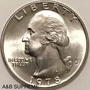 1978 D Washington Quarter Dollar Gem Bu Uncirculated