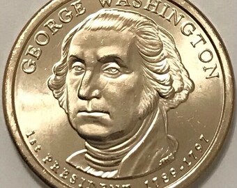 2007 D George Washington Presidential Dollar Gem Bu Uncirculated Original Roll